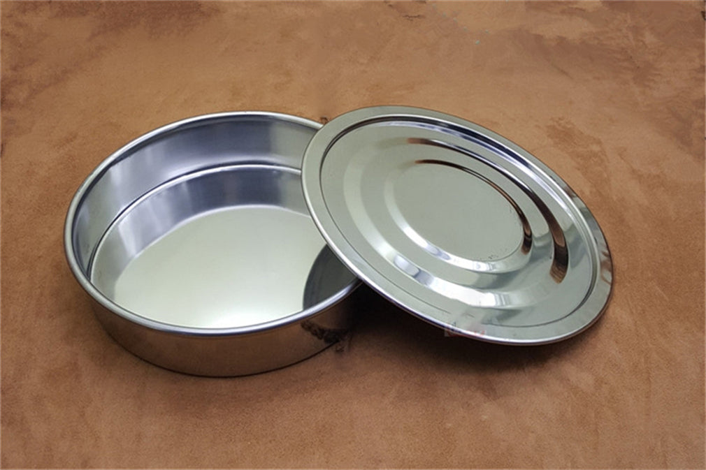 Top Cover & Bottom Tray for Lab Test Sieve Stainless Steel Wire Mesh Filter Strainer