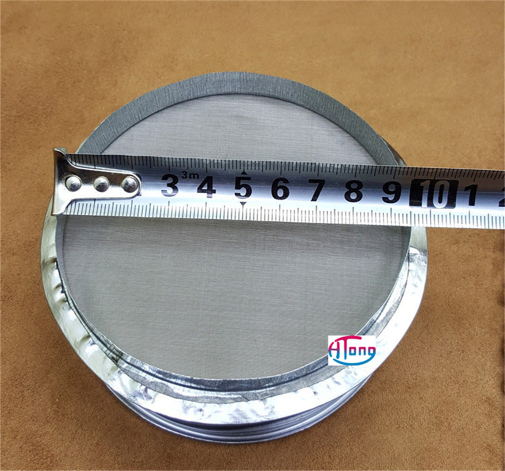 Diameter 10cm Chrome Plated Frame Standard Lab Test Sieve 304 Stainless Steel Wire Mesh Filter Strainer Various Mesh Count