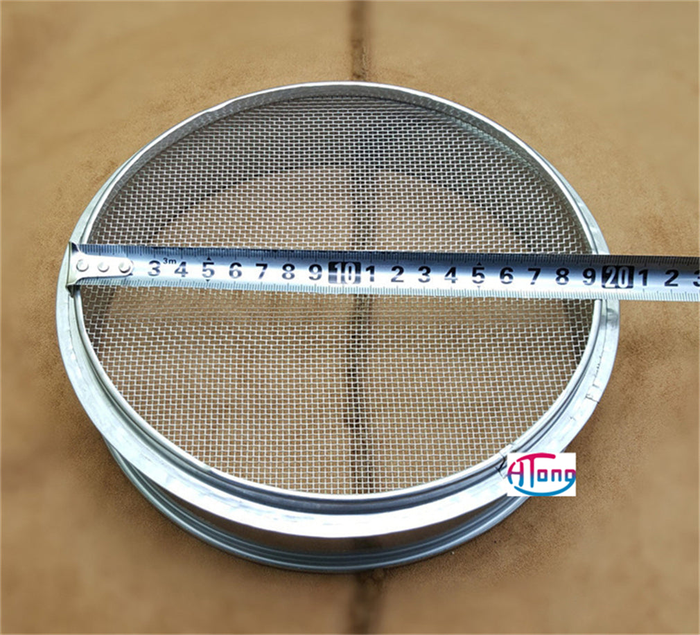 Diameter 20cm Chrome Plated Frame Standard Lab Test Sieve 304 Stainless Steel Wire Mesh Filter Strainer Various Mesh Count