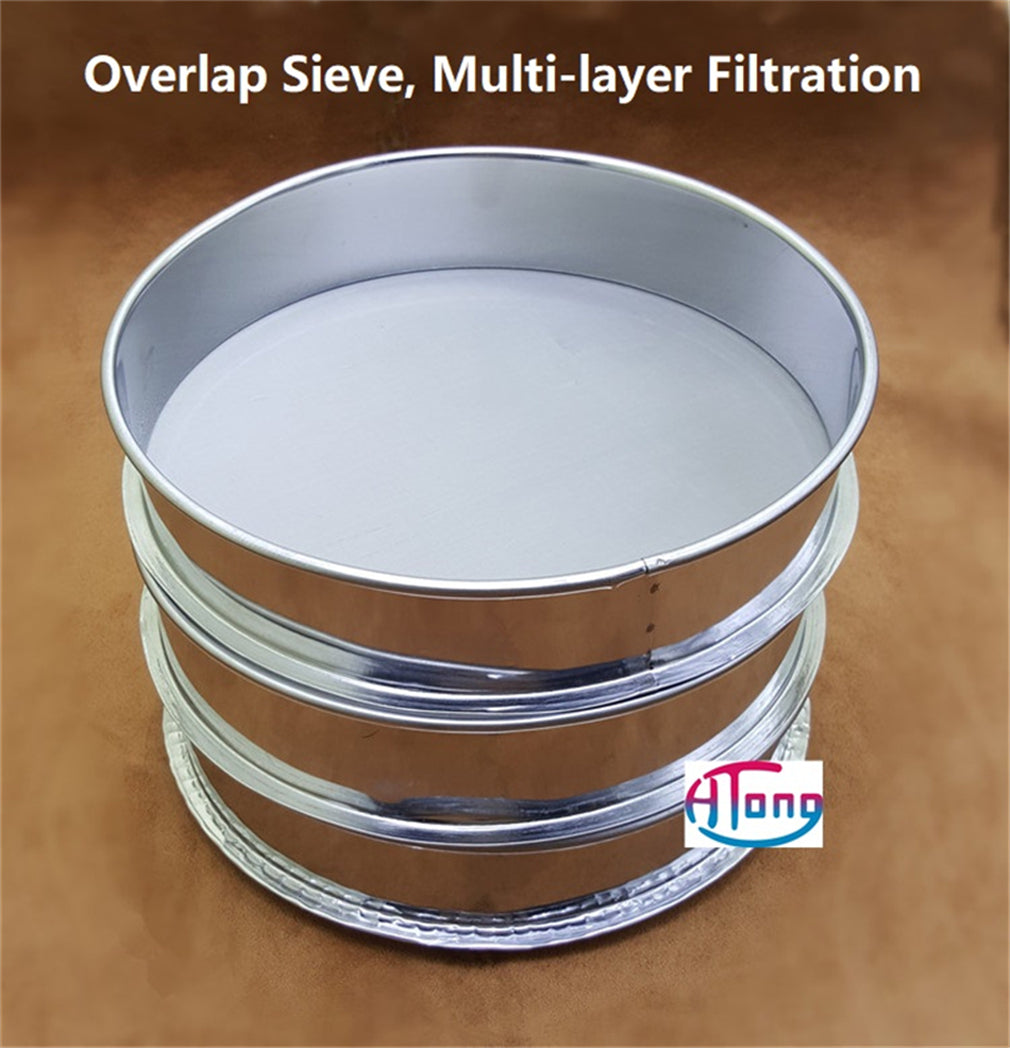 Diameter 20cm Chrome Plated Frame Standard Lab Test Sieve 304 Stainless Steel Wire Mesh Filter Strainer Various Mesh Count