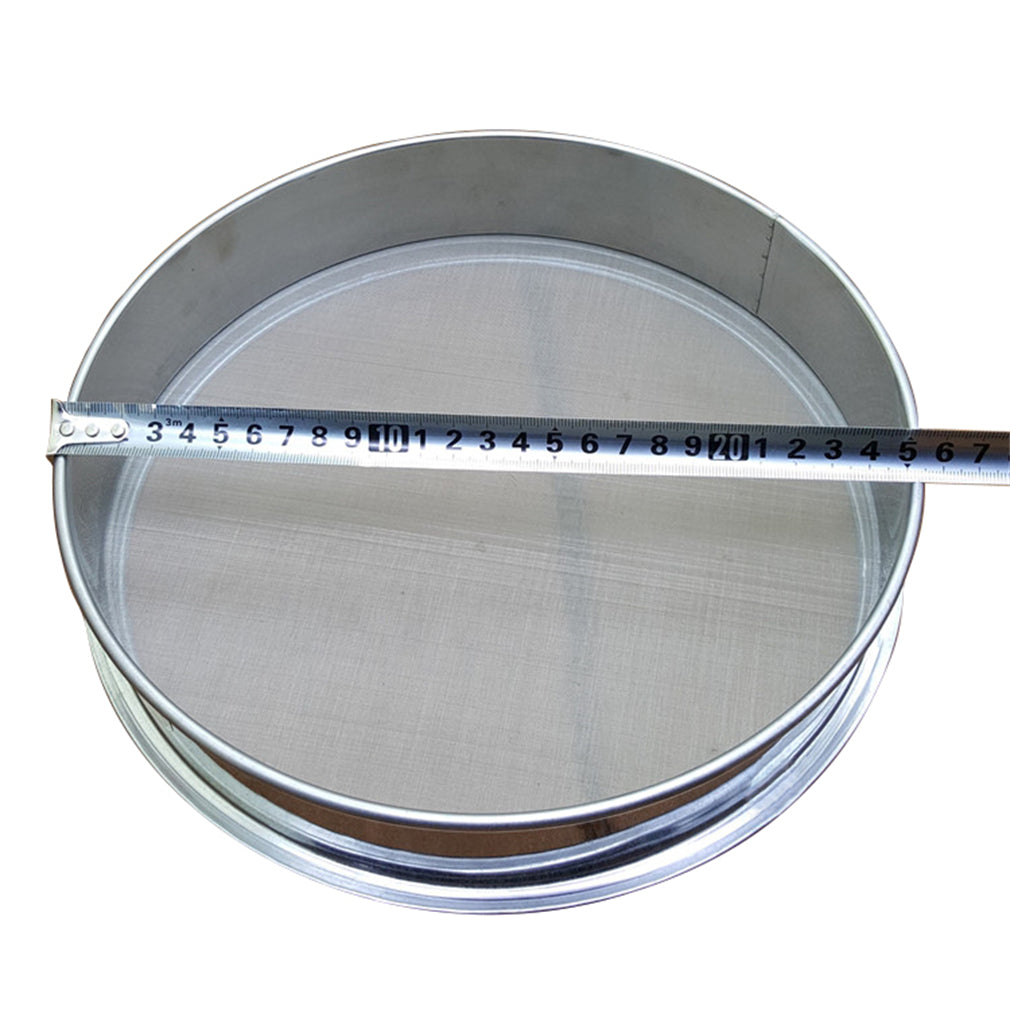 Diameter 25cm 304 Stainless Steel Frame Standard Lab Test Sieve 304 Stainless Steel Wire Mesh Screen Filter Strainer Various Mesh Count