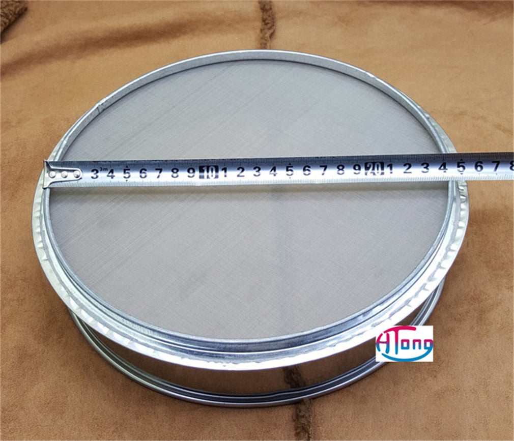 Diameter 25cm 304 Stainless Steel Frame Standard Lab Test Sieve 304 Stainless Steel Wire Mesh Screen Filter Strainer Various Mesh Count