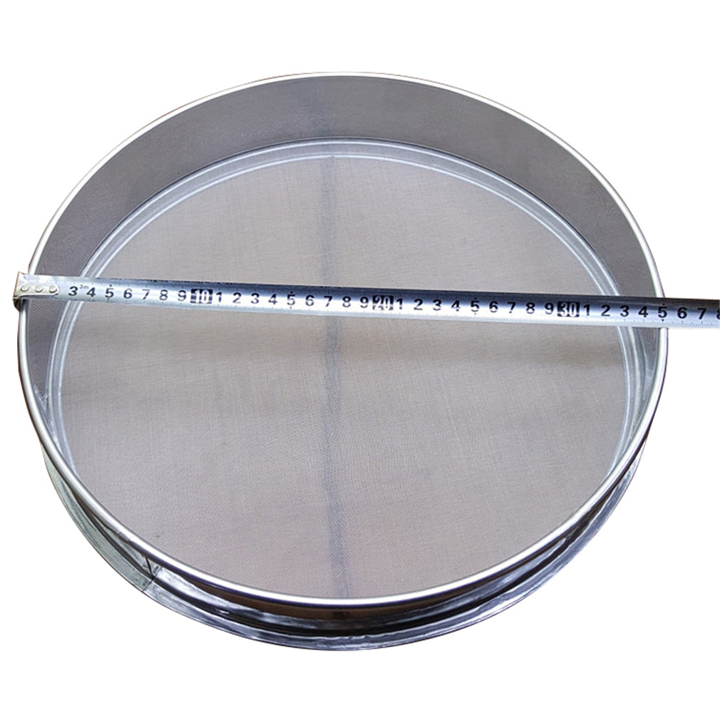 Diameter 35cm Chrome Plated Frame Standard Lab Test Sieve 304 Stainless Steel Wire Mesh Filter Strainer Various Mesh Count