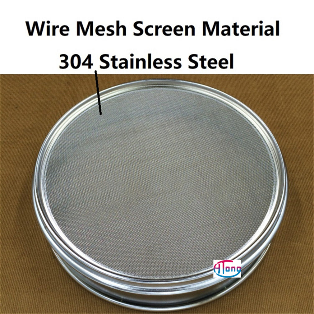 Diameter 5cm Chrome Plated Frame Integrated Lab Test Sieve 304 Stainless Steel Wire Mesh Filter Strainer Various Mesh Count