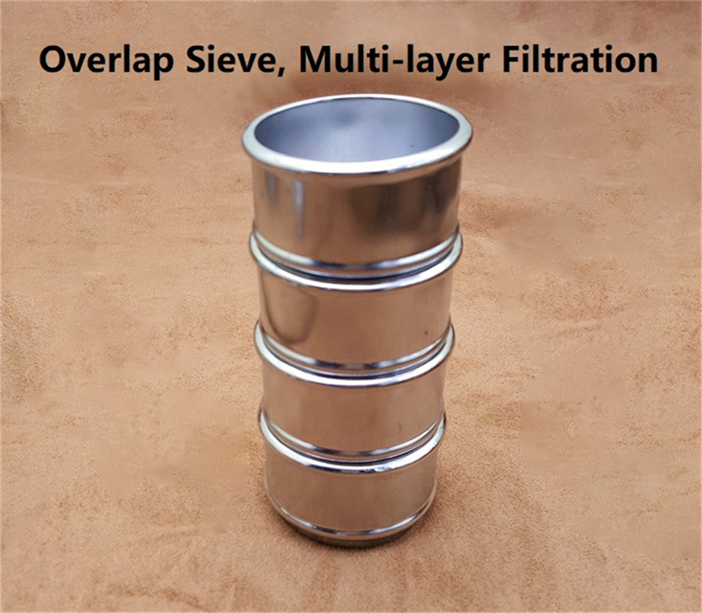 Diameter 5cm Chrome Plated Frame Integrated Lab Test Sieve 304 Stainless Steel Wire Mesh Filter Strainer Various Mesh Count