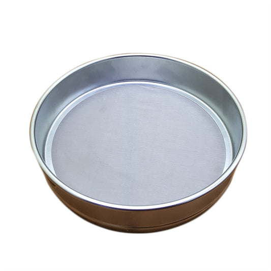 Diameter 20cm Chrome Plated Frame Integrated Lab Test Sieve 304 Stainless Steel Wire Mesh Filter Strainer Various Mesh Count