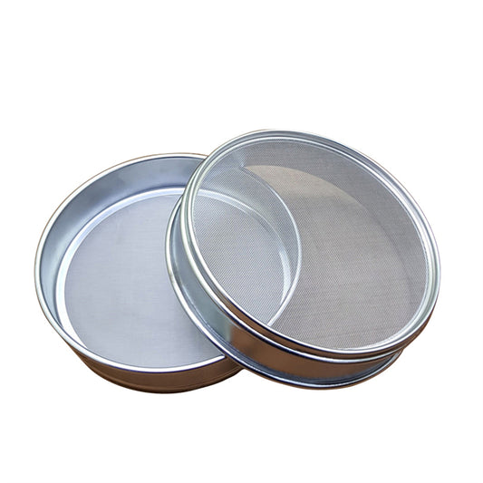 Diameter 30cm Chrome Plated Frame Integrated Lab Test Sieve 304 Stainless Steel Wire Mesh Filter Strainer Various Mesh Count