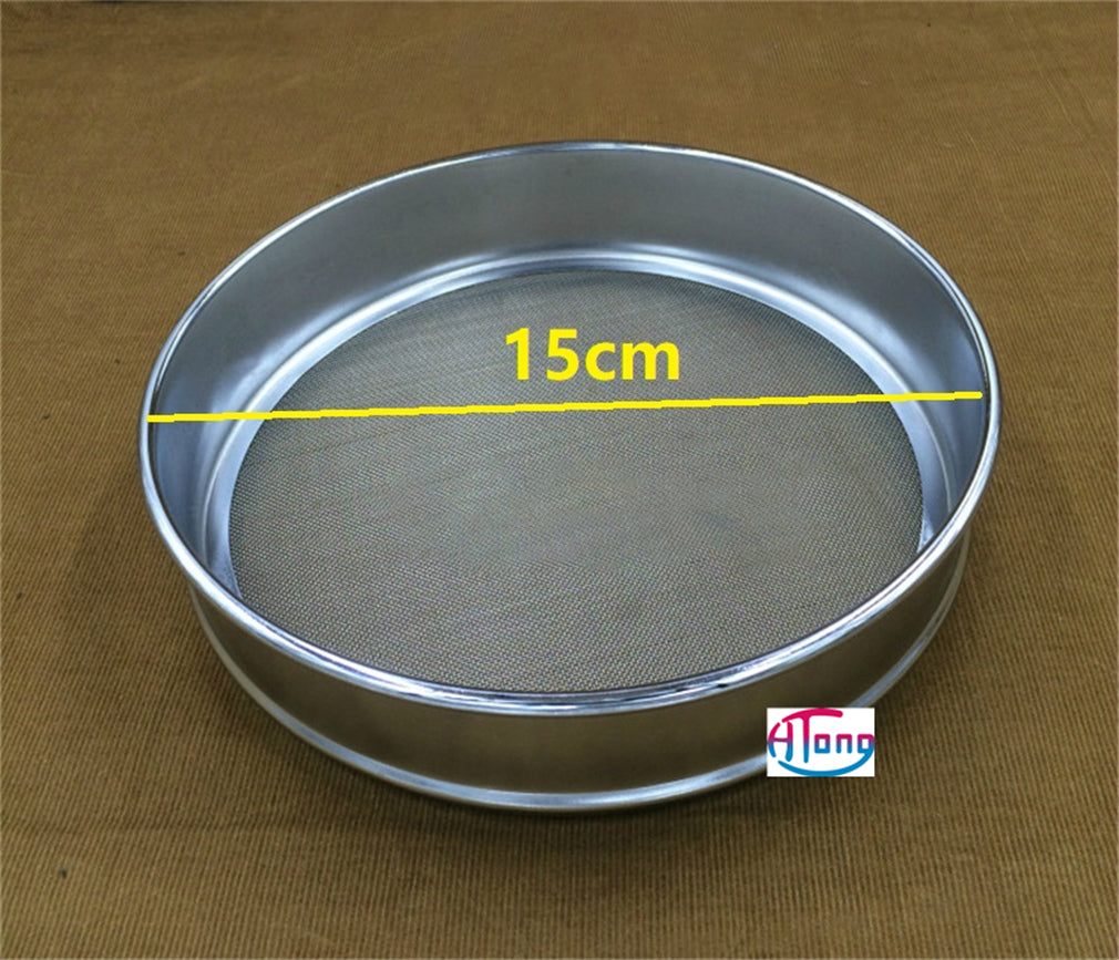 Diameter 15cm 304 Stainless Steel Frame Integrated Lab Test Sieve 304 Stainless Steel Wire Mesh Screen Filter Strainer Various Mesh Count